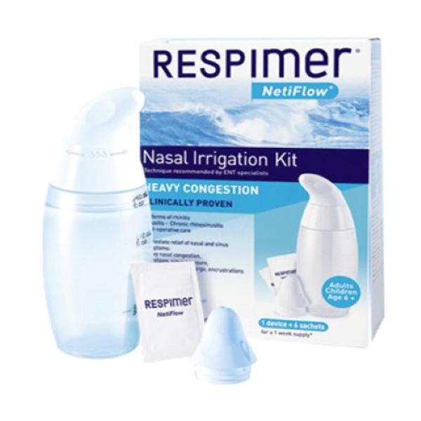 RESPIMER® NetiFlow® Kit d'Irrigation Nasale Grand Volume