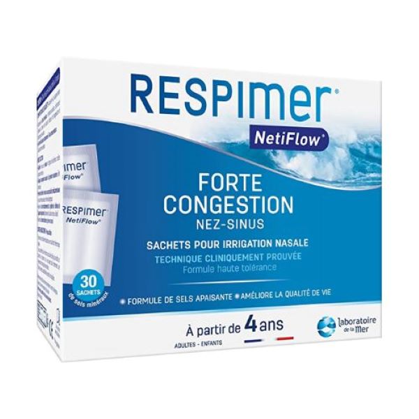 RESPIMER NetiFlow, nasal irrigation kit + 6 sachets